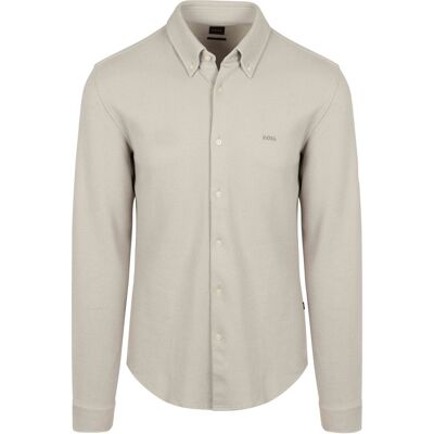 Boss Myjersey Skjorte Ecru Beige måle XL Boss Myjersey Skjorte Ecru Beige måle XL