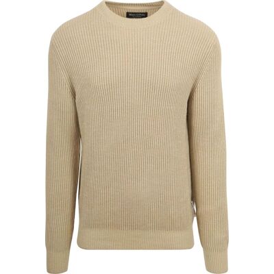 Marc O'Polo pullover i uldblanding beige Beige måle M Marc O'Polo pullover i uldblanding beige Beige måle M