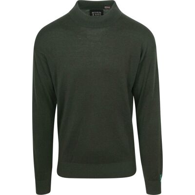 Scotch and Soda Essential Wool Blend Pullover Grøn Mørkegrøn måle XXL Scotch and Soda Essential Wool Blend Pullover Grøn Mørkegrøn måle XXL