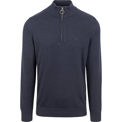 Barbour pullover med halv lynlås i marineblå Blå Mørkeblå måle S Barbour pullover med halv lynlås i marineblå Blå Mørkeblå måle S