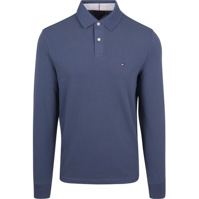Tommy Hilfiger Langærmet Polo Blå Mørkeblå måle L Tommy Hilfiger Langærmet Polo Blå Mørkeblå måle L
