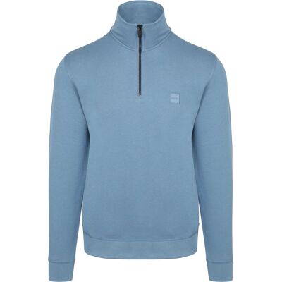 Boss Zetrust Halv Lynlås Trøje Blå måle 3XL Boss Zetrust Halv Lynlås Trøje Blå måle 3XL