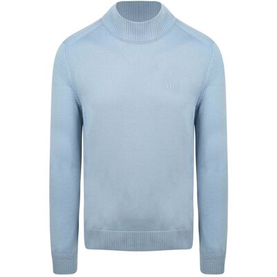 Boss Turtleneck Avac Wool Blend Blå Lyseblå måle XXL Boss Turtleneck Avac Wool Blend Blå Lyseblå måle XXL