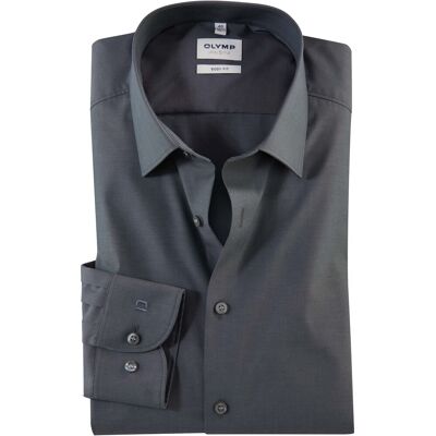 OLYMP Level Five Slim Fit Skjorte Antracit Mørkegrå Grå måle 42 OLYMP Level Five Slim Fit Skjorte Antracit Mørkegrå Grå måle 42