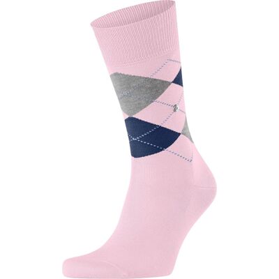 Burlington Manchester Sok Ruten Rosa 8440 Lyserød måle 40-46 Burlington Manchester Sok Ruten Rosa 8440 Lyserød måle 40-46