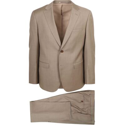 Suitable Kostume Sharkskin Uld Sand Beige måle 46 Suitable Kostume Sharkskin Uld Sand Beige måle 46