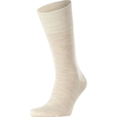 Falke Airport Sok Lysebrun Melange Beige måle 45-46 Falke Airport Sok Lysebrun Melange Beige måle 45-46