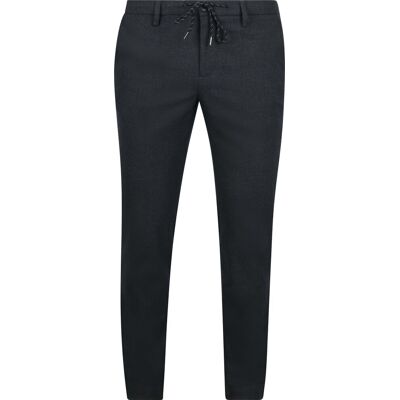 Alberto Bukser Jump Flannel Herringbone Marineblå Blå Mørkeblå måle W 36 - L 34 Alberto Bukser Jump Flannel Herringbone Marineblå Blå Mørkeblå måle W 36 - L 34