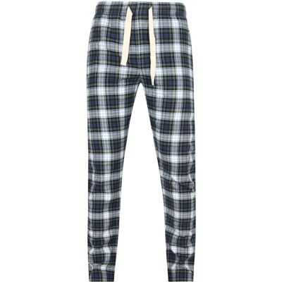 Steppin' Out loungewear-bukser ternet blå og grøn Blå Grøn måle S Steppin' Out loungewear-bukser ternet blå og grøn Blå Grøn måle S