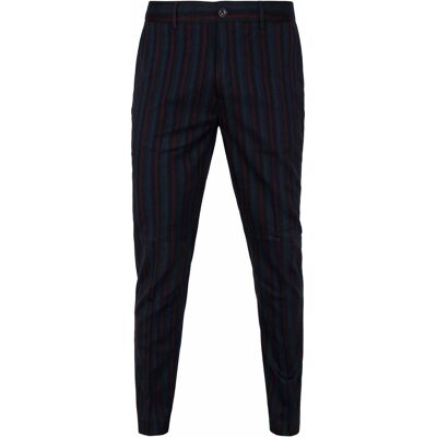 Scotch and Soda Mott stribet chino marineblå Blå Mørkeblå måle W 31 - L 32 Scotch and Soda Mott stribet chino marineblå Blå Mørkeblå måle W 31 - L 32