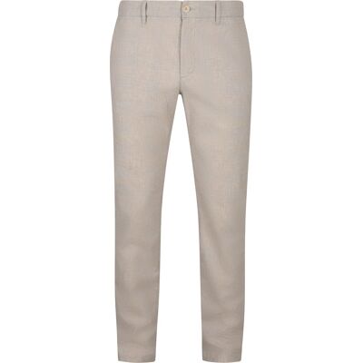 Alberto Lou Chino Glencheck Beige måle W 33 - L 34 Alberto Lou Chino Glencheck Beige måle W 33 - L 34