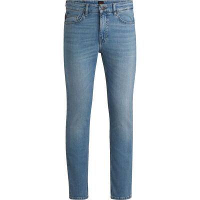 Boss Delaware Jeans Bright Blue Blå Lyseblå måle W 38 - L 34 Boss Delaware Jeans Bright Blue Blå Lyseblå måle W 38 - L 34