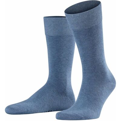 Falke Glade Sokker 2 Par Melange Blå måle 43-46 Falke Glade Sokker 2 Par Melange Blå måle 43-46