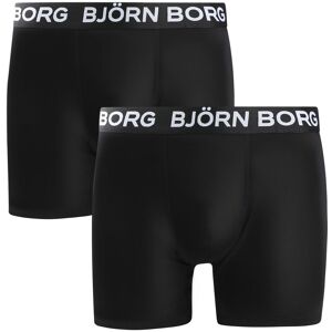 Bjorn Borg Sports Boxers 2-Pack Sort måle XXL Bjorn Borg Sports Boxers 2-Pack Sort måle XXL
