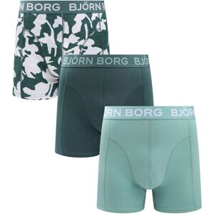 Bjorn Borg Boxershorts 3-pak Grøn måle XL Bjorn Borg Boxershorts 3-pak Grøn måle XL