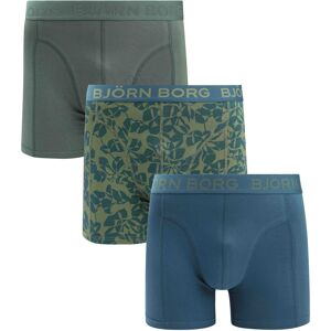 Bjorn Borg Björn Borg Boxershorts 3-pak Stræk Grøn Flerfarvet måle M Bjorn Borg Björn Borg Boxershorts 3-pak Stræk Grøn Flerfarvet måle M