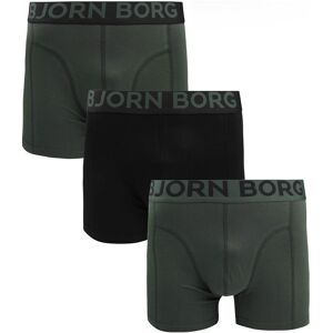 Bjorn Borg Boxershorts 3-pak i grøn Grøn Mørkegrøn måle M Bjorn Borg Boxershorts 3-pak i grøn Grøn Mørkegrøn måle M