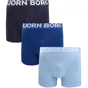 Bjorn Borg Boxershorts 3-pak i blå Blå Mørkeblå Lyseblå måle M Bjorn Borg Boxershorts 3-pak i blå Blå Mørkeblå Lyseblå måle M