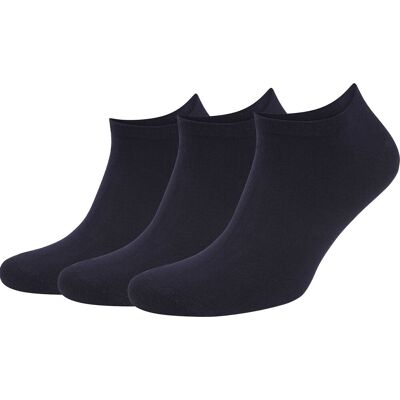 Suitable Ankelsokker 3-pak Blå Mørkeblå måle 39-42 Suitable Ankelsokker 3-pak Blå Mørkeblå måle 39-42