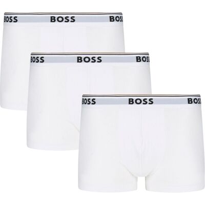Boss korte boksershorts Power 3-pak hvid Hvid måle L Boss korte boksershorts Power 3-pak hvid Hvid måle L
