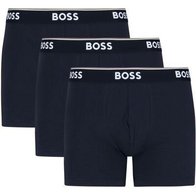 Boss Boxershorts Power 3-pak mørkeblå Blå Mørkeblå måle L Boss Boxershorts Power 3-pak mørkeblå Blå Mørkeblå måle L
