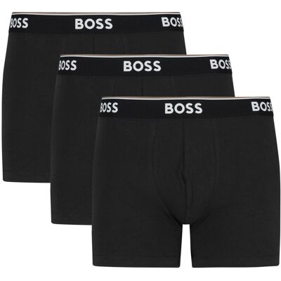 Boss Boxershorts Power 3-pak sort Sort måle XL Boss Boxershorts Power 3-pak sort Sort måle XL