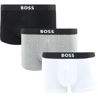 Boss korte boxershorts One 3-pak flerfarvet Sort Grå Hvid Flerfarvet måle L Boss korte boxershorts One 3-pak flerfarvet Sort Grå Hvid Flerfarvet måle L