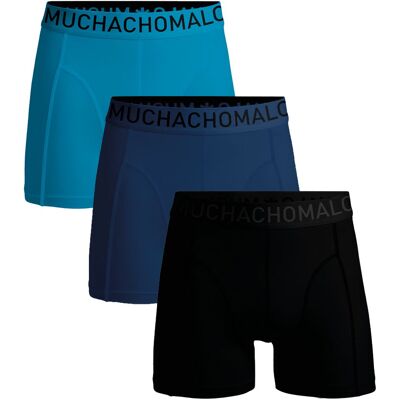 Muchachomalo Boxershorts Microfiber 3-pakke 66 Mørkeblå Blå Sort måle XL Muchachomalo Boxershorts Microfiber 3-pakke 66 Mørkeblå Blå Sort måle XL