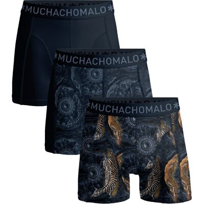 Muchachomalo boxershorts 3-pak Circle Of Life Flerfarvet Blå Mørkeblå måle XL Muchachomalo boxershorts 3-pak Circle Of Life Flerfarvet Blå Mørkeblå måle XL