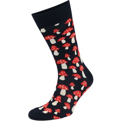 Happy Socks sokker med svampe-print i rød Flerfarvet Sort måle 41-46 Happy Socks sokker med svampe-print i rød Flerfarvet Sort måle 41-46
