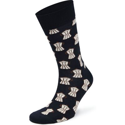 Happy Socks Strømper Moka Maker Flerfarvet Mørkeblå Blå måle 41-46 Happy Socks Strømper Moka Maker Flerfarvet Mørkeblå Blå måle 41-46