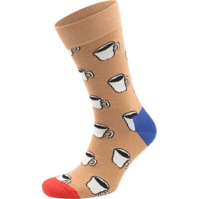 Happy Socks Min Kop Te sokker, flerfarvet Flerfarvet Beige måle 41-46 Happy Socks Min Kop Te sokker, flerfarvet Flerfarvet Beige måle 41-46