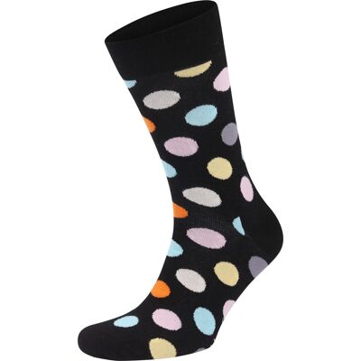 Happy Socks Sokker med Prikker Flerfarvet Sort måle 41-46 Happy Socks Sokker med Prikker Flerfarvet Sort måle 41-46