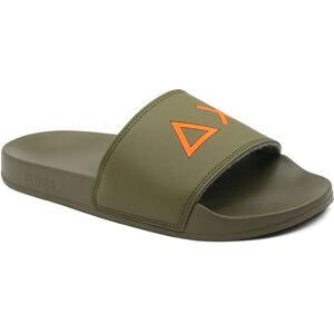 Sun68 Slippers med logo i armygrøn Grøn Mørkegrøn måle 44 Sun68 Slippers med logo i armygrøn Grøn Mørkegrøn måle 44