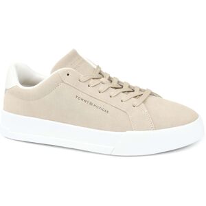 Tommy Hilfiger Sneaker Suede Court Beige måle 41 Tommy Hilfiger Sneaker Suede Court Beige måle 41