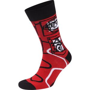 Let's do Goods Lad os gøre godt Sokker Sebastian Flerfarvet Rød måle 41-46 Let's do Goods Lad os gøre godt Sokker Sebastian Flerfarvet Rød måle 41-46