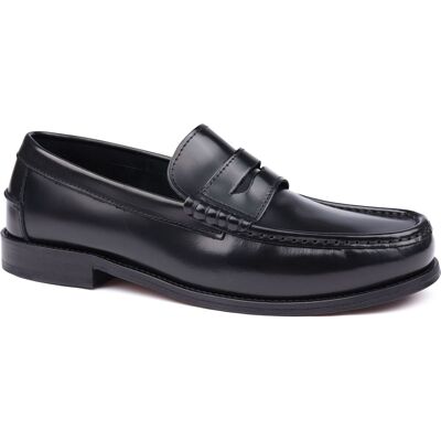 Suitable Penny Loafers Læder Sort måle 44 Suitable Penny Loafers Læder Sort måle 44