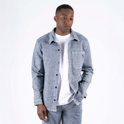 Marcus - MApenley ls overshirt - Herre - L L Blå Marcus - MApenley ls overshirt - Herre - L L Blå