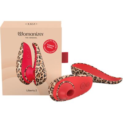 Womanizer Liberty 2 - Luftbølge-Klitorisstimulator (Leopard) Womanizer Liberty 2 - Luftbølge-Klitorisstimulator (Leopard)