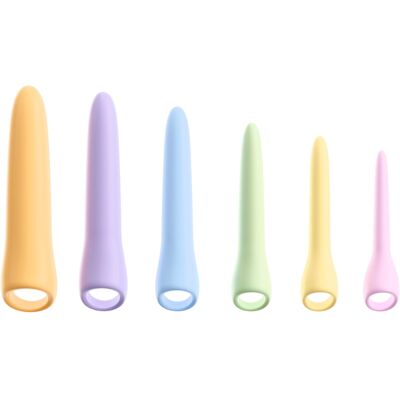 You2toys Six In A Row 2.0 - 6‑delt Silikone Dildo- Og Dilatorsæt (Farverig) You2toys Six In A Row 2.0 - 6‑delt Silikone Dildo- Og Dilatorsæt (Farverig)