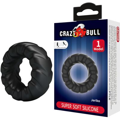 Crazy Bull - Penisring - Ekstra Kraftig - Sort Crazy Bull - Penisring - Ekstra Kraftig - Sort