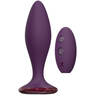 Dream Toys Glam - Analvibrator Med Fjernbetjening (Lilla) Dream Toys Glam - Analvibrator Med Fjernbetjening (Lilla)
