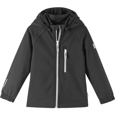 Reima Vantti Softshell Jakke (Børn) - Black, 110cm Reima Vantti Softshell Jakke (Børn) - Black, 110cm
