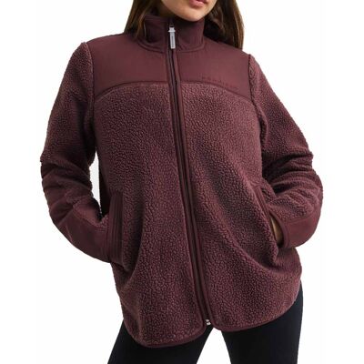 Röhnisch Phoebe Pile Jacket Fleecejakke (Dame) - Huckleberry, Xl Röhnisch Phoebe Pile Jacket Fleecejakke (Dame) - Huckleberry, Xl