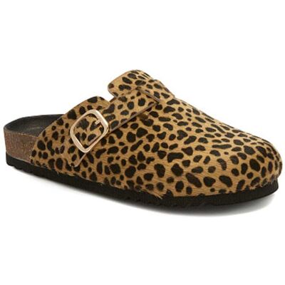 Scholl Fae Animal Slip-In-Sko (Dame) - Leopard, 41 Scholl Fae Animal Slip-In-Sko (Dame) - Leopard, 41