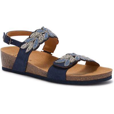 Scholl Otranto Sandaler (Dame) - Navy Blue, 36 Scholl Otranto Sandaler (Dame) - Navy Blue, 36