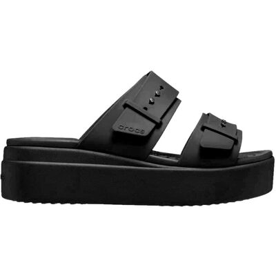 Crocs Brooklyn Buckle Low Platåsandaler (Unisex) - Black, 41/42 Crocs Brooklyn Buckle Low Platåsandaler (Unisex) - Black, 41/42