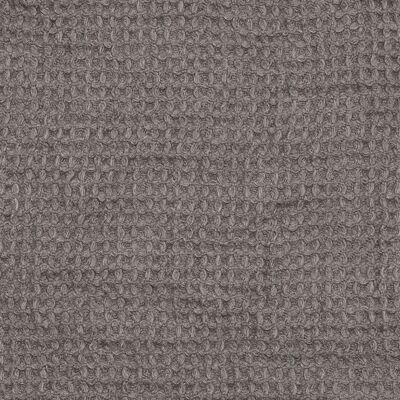 LinenMe Stof i hør, stålgråt, forvasket, Waffle Big STEEL GREY LinenMe Stof i hør, stålgråt, forvasket, Waffle Big STEEL GREY