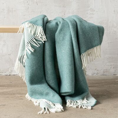 LinenMe Plaid i uld, Spa Green Roberto SPA GREEN LinenMe Plaid i uld, Spa Green Roberto SPA GREEN