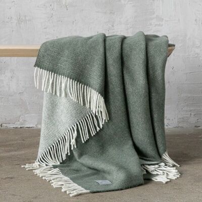 LinenMe Plaid i uld, Moss Green Roberto MOSS GREEN LinenMe Plaid i uld, Moss Green Roberto MOSS GREEN